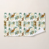 Elegant modern  tropisch Oerwoud Tiger Bad Handdoek (Handdoek)