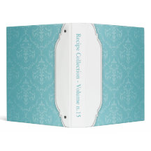 Elegant Modern Turquoise Damask aangepast Multomap