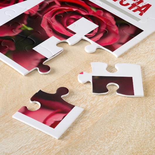 Elegant Modern Typografie Foto Moederdag Legpuzzel (Zijkant)