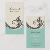 Elegant modern ventilator, stijlvol, klassy Retro Visitekaartje (Voorkant / Achterkant)