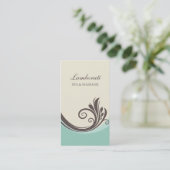 Elegant modern ventilator, stijlvol, klassy Retro Visitekaartje (Staand voorkant)