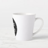 elegant, modern, verfijnd & aanpasbaar.  latte mok (Rechts)