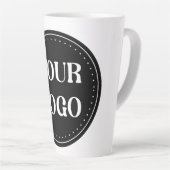 elegant, modern, verfijnd & aanpasbaar.  latte mok (Rechterhoek)