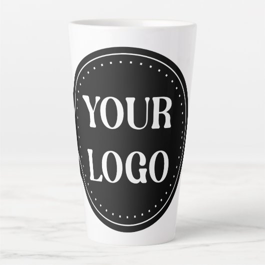 elegant, modern, verfijnd & aanpasbaar.  latte mok (Voorkant)