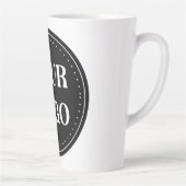 elegant, modern, verfijnd & aanpasbaar.  latte mok (Rechts)
