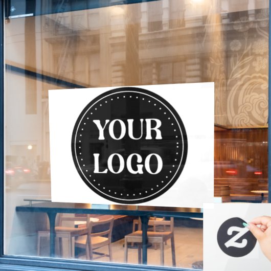 elegant, modern, verfijnd & aanpasbaar.  raamsticker (Cafe Raam)