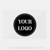 Elegant, modern, verfijnd, & bewerkbaar. acryl bord (Voorkant)