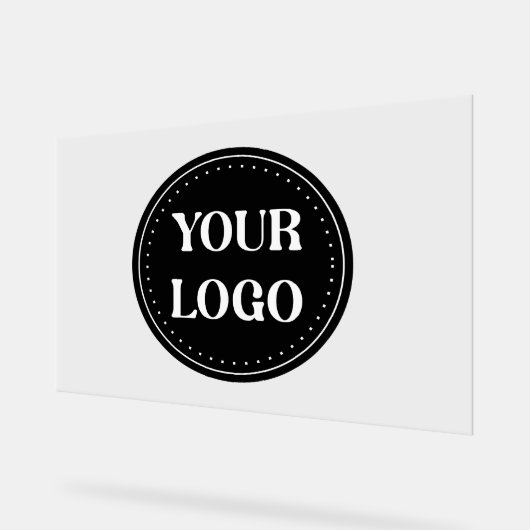 Elegant, modern, verfijnd, & bewerkbaar. acryl bord (Hoek)