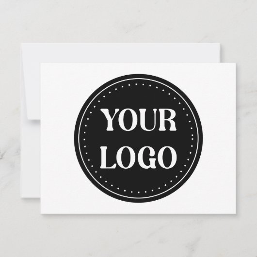Elegant, modern, verfijnd, & bewerkbaar. bedankkaart (Voorkant)