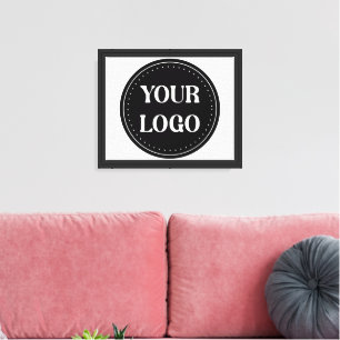 Elegant, modern, verfijnd, & bewerkbaar. canvas afdruk