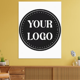 Elegant, modern, verfijnd, & bewerkbaar. canvas afdruk