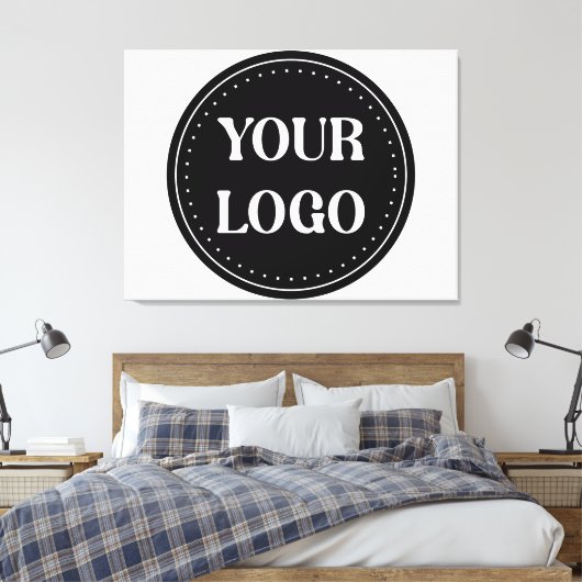 elegant, modern, verfijnd & bewerkbaar. canvas afdruk (Insitu (Slaapkamer))