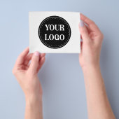 Elegant, modern, verfijnd, & bewerkbaar. flyer (Hand)