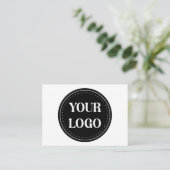 Elegant, modern, verfijnd, & bewerkbaar. informatiekaartje (Staand voorkant)