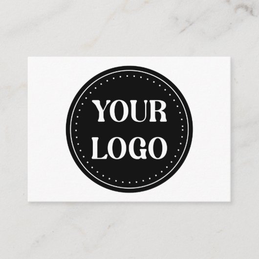 Elegant, modern, verfijnd, & bewerkbaar. informatiekaartje (Voorkant)