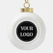 elegant, modern, verfijnd & bewerkbaar.  keramische bal ornament (Voorkant)