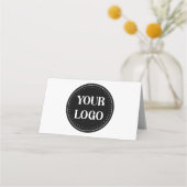 Elegant, modern, verfijnd, & bewerkbaar. plaatskaartje (Voorkant)