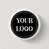 Elegant, modern, verfijnd, & bewerkbaar. ronde button 3,2 cm (Voorkant)