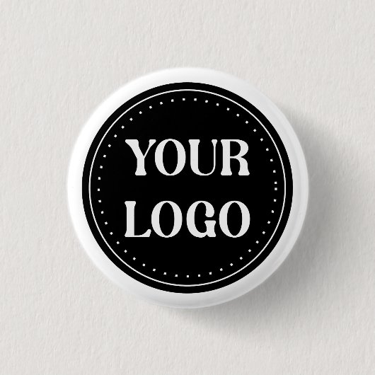 Elegant, modern, verfijnd, & bewerkbaar. ronde button 3,2 cm (Voorkant)