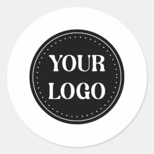elegant, modern, verfijnd & bewerkbaar. ronde sticker