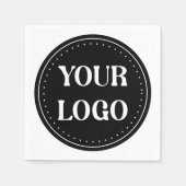 Elegant, modern, verfijnd, & bewerkbaar. servet (Voorkant)