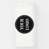 Elegant, modern, verfijnd, & bewerkbaar. spandoek (Verticaal)