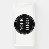 Elegant, modern, verfijnd, & bewerkbaar. spandoek (Verticaal)