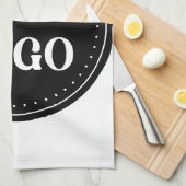 elegant, modern, verfijnd & bewerkbaar.  theedoek (Quarter Fold)