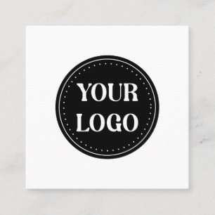 Elegant, modern, verfijnd, & bewerkbaar. vierkante visitekaartje