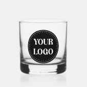Elegant, modern, verfijnd, & bewerkbaar. whisky glas (Voorkant)