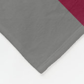 Elegant modern verticaal lijnenpatroon fleece deken (Hoek)