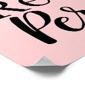 Elegant modern verzet tegen persistente Inspireren Poster (Hoek)