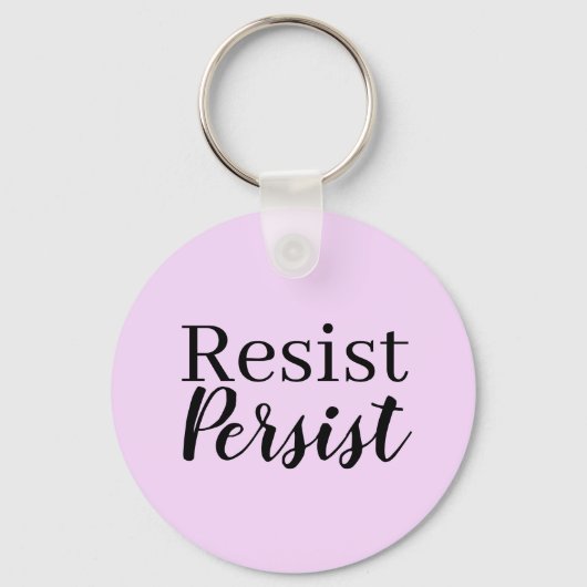 Elegant modern verzet tegen persistente Inspireren Sleutelhanger (Voorkant)