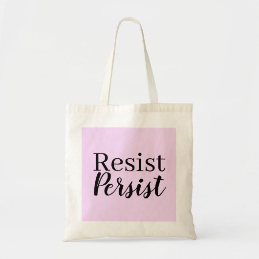 Elegant modern verzet tegen persistente Inspireren Tote Bag (Voorkant)