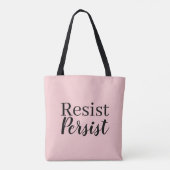 Elegant modern verzet tegen persistente Inspireren Tote Bag (Achterkant)