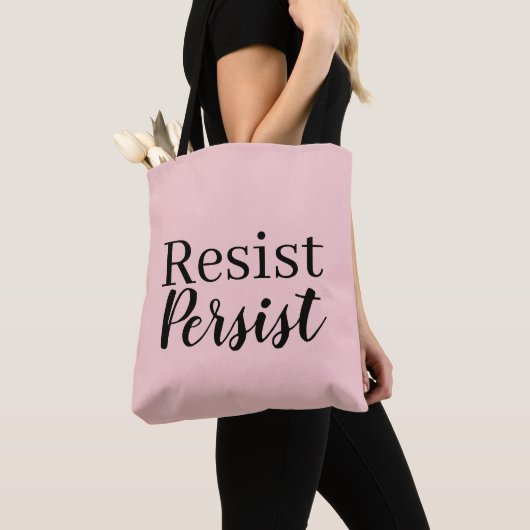 Elegant modern verzet tegen persistente Inspireren Tote Bag (Dichtbij)