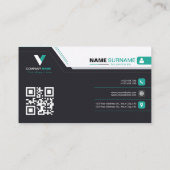 Elegant modern visitekaartje (Achterkant)