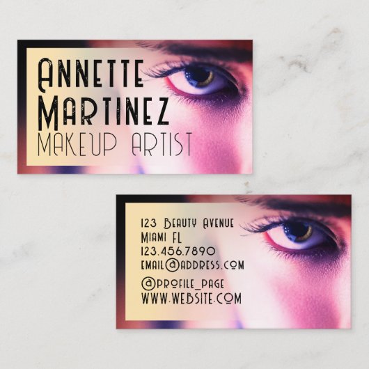 Elegant modern visitekaartje (Voorkant / Achterkant)