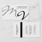 Elegant/modern Visitekaartje voor fotografie (Voorkant / Achterkant)