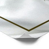 Elegant modern Vrijgezellenfeest Welkomstbord Poster (Hoek)