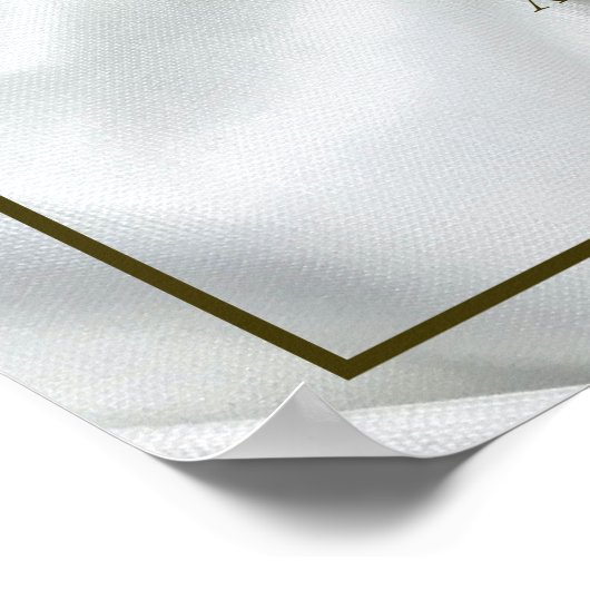 Elegant modern Vrijgezellenfeest Welkomstbord Poster (Hoek)