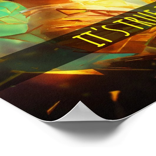 "Elegant Modern Wall Art Poster: Lover Design" Poster (Hoek)