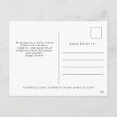 Elegant Modern Watercolor Eggs Happy Easter Photo Feestdagenkaart (Achterkant)