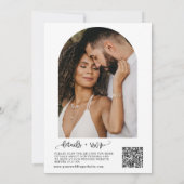 Elegant Modern We zetten de QR-code voor bendes ui Kaart (Achterkant)