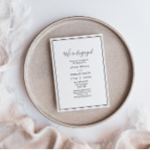 Elegant Modern We zijn een uitnodiging