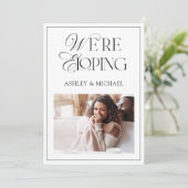 Elegant modern We zijn op zoek naar ontvangst Kaart (Staand voorkant)