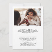 Elegant modern We zijn op zoek naar ontvangst Kaart (Achterkant)