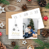 Elegant Modern Wedding Christmas Tree Save The Date