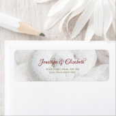 Elegant Modern Wedding Etheral White Doughnoten Etiket (Insitu)