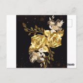 Elegant Modern Wedding Invite – Black & White Briefkaart (Achterkant)